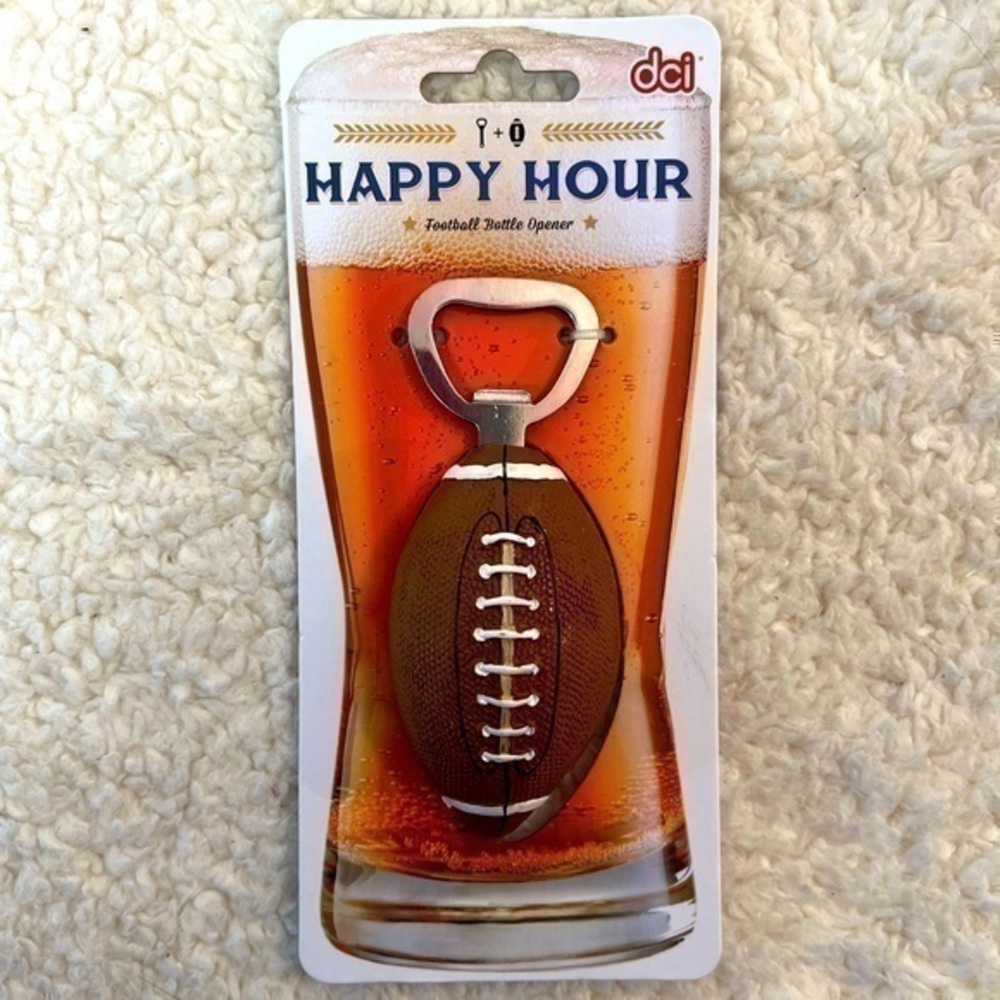 DCI Happy Hour Football Bottle Can Opener